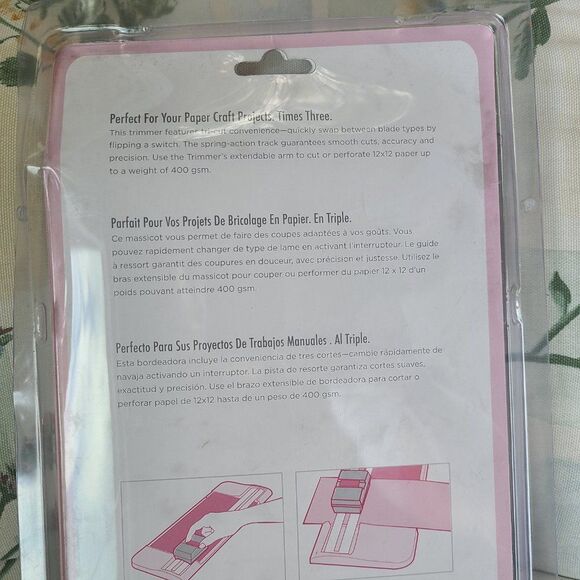 American Crafts 12-Inch Portable Combo Trimmer for Paper Crafts Scrapbooking NWT - Picture 15 of 16